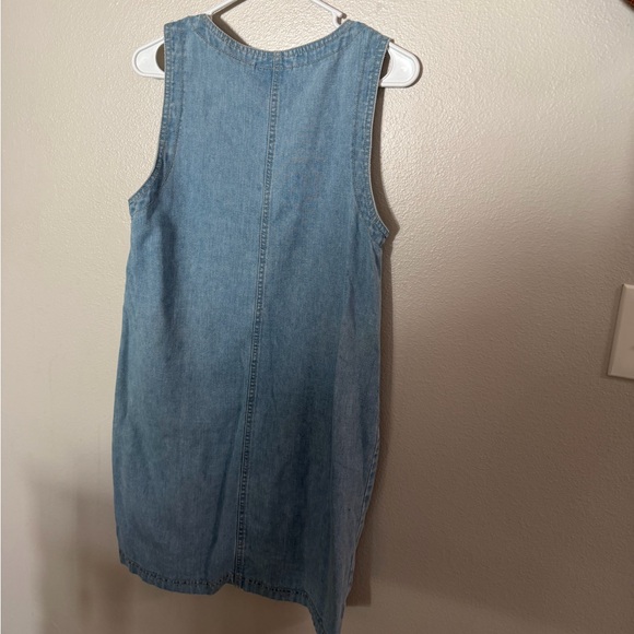 Vintage Denim Sleeveless Button-Down Dress Women’s size 4 whimsigoth - Picture 4 of 4
